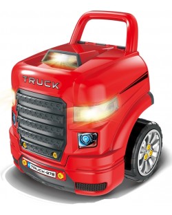 Детски интерактивен автомобил Buba - Motor Sport, червен