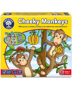 Детска образователна игра Orchard Toys - Нахални маймунки