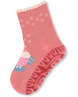 Детски чорапи със силиконова подметка Sterntaler - С рибки, 27/28, 4-5 години