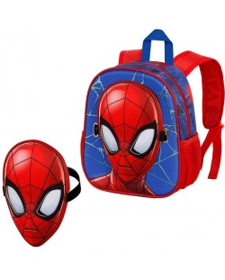 Детска раница Karactermania Spider-Man - Badoom, 3D, с маска