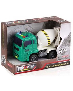 Детска играчка Ocie The Feel of Real - Камион бетоновоз, звук и светлина