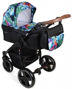Детска количка Dorjan Quick 2 в 1 , тропически мотиви