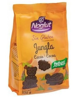 Детски бисквити Noglut - Джунгла, с какао, без глутен