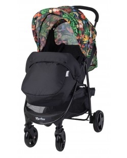 Детска лятна количка с покривало Lorelli - Martina, Tropical Flowers