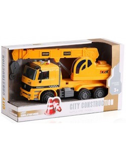 Детска играчка Ocie City Construction - Камион с кран, 1:16