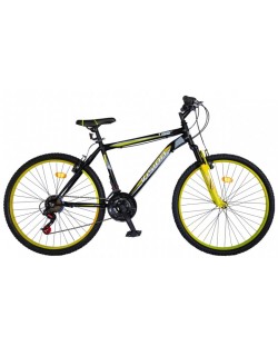 Детски велосипед Vision - Tiger 20", 21 скорости, черен-жълт
