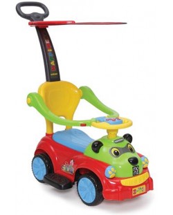 Детска кола за бутане Moni - Panda JY-Z02A, червена