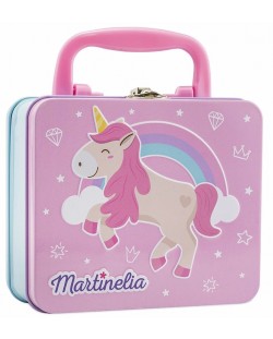 Детско метално куфарче с козметика Martinelia Little Unicorn