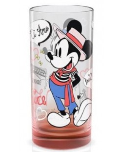 Стъклена чаша Disney Cities - Веенеция, червена, 270 ml