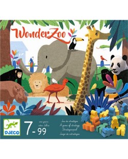 Детска игра Djeco - Wander Zoo, Чудна зоологическа градина