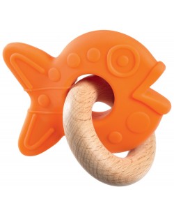 Бебешка играчка с чесалка за зъбки Djeco - Рибка