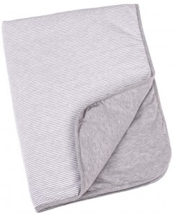 Памучно одеяло Doomoo Dream - Classic, сиво, 75 x 100