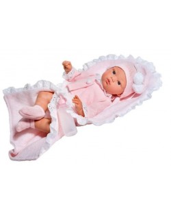 Дрехи за кукла Asi - Жилетка, шапка и одеяло за кукла Коке, 36 cm