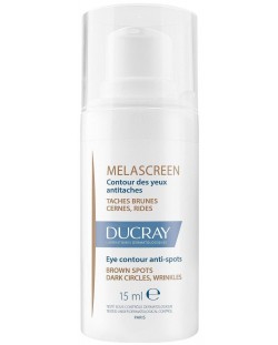 Ducray Melascreen Крем срещу петна за околоочен контур, 15 ml