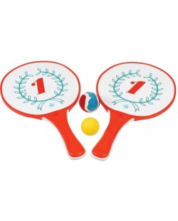 Двулицеви хилки за тенис Rex London - 2 хилки и 2 топки
