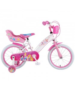 E&L Company Детски велосипед с помощни колела Disney Princess, 16 инча