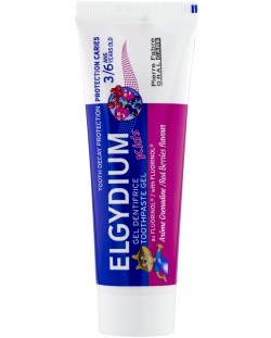 Elgydium Kids Гелообразна паста за зъби, горски плодове, 3-6 години, 50 ml