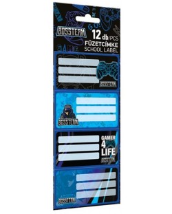 Етикети Lizzy Card Gamer 4 Life - 12 броя 