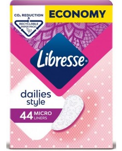 Ежедневни превръзки Libresse - Micro refill, 44 броя