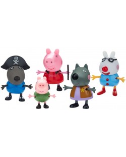 Фигури Peppa Pig - Пепа и приятели, 5 броя