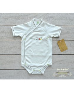 For Babies Боди камизолка с къс ръкав - Таралеж размер 1-3 месеца