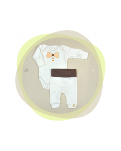 For babies Сет бебешко боди с потури - Папионка размер 80см./9-12