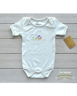 For Babies Боди с прехвърлено рамо - Охлювче с точки Изберете размер 3-6 месеца