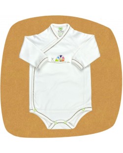 For Babies Боди с камизолка дълъг ръкав - Охлювче размер 3-6 месеца
