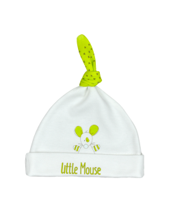 For Babies Уникална бебешка шапка - Мишле Изберете размер 3-6 месеца