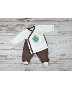 For Babies Сет Камизолка и ританки - Global Изберете размер 1-3 месеца