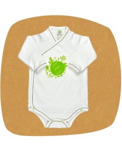 For Babies Боди с камизолка дълъг ръкав - Your green world размер 1-3 месеца
