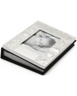 Фотоалбум за бебета със сребърно покритие Zilverstad, 10 х 15 cm