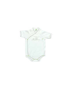 For Babies Боди камизолка с къс ръкав - Охлюв размер 1-3 месеца