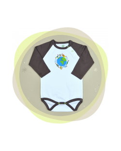 For Babies Боди с реглан ръкав - Global размер 1-3 месеца