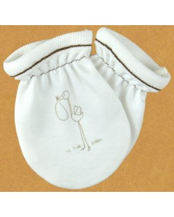 Бебешки ръкавички For Babies - Щъркелче