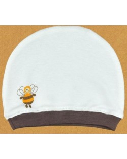 Бебешка шапка с картинка - Пчеличка
