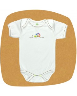 For Babies Боди с прехвърлено рамо - Охлювче Изберете размер 3-6 месеца