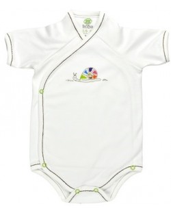 For Babies Боди камизолка с къс ръкав - Охлювче размер 3-6 месеца