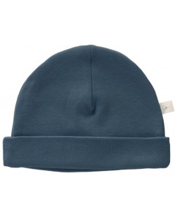 Бебешка шапка Fresk - Indigo blue, 0+ Месеца
