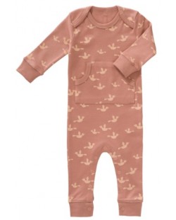 Бебешка цяла пижама Fresk - Birds, 0-3 месеца