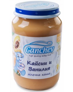 Млечна каша Ganchev - Кайсии и ванилия, 190 g