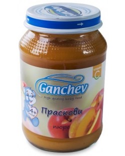 Плодово пюре Ganchev - Праскова, 190 g