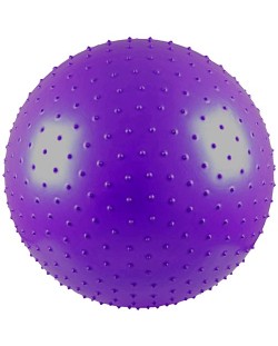 Гимнастическа топка Maxima - масажна, 65 cm, лилава