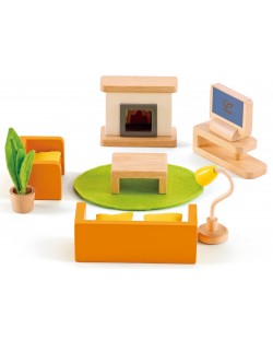Комплект дървени мини мебели Hape - Всекидневна