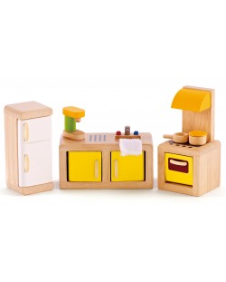 Комплект дървени мини мебели Hape - Кухня