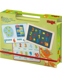 Детска магнитна игра Haba - Математика, в кутия