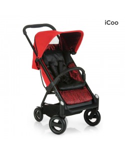 Hauck iCoo Детска количка Acrobat Fishbone - Червена 151051