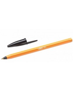 Химикалка BIC Orange Original Fine еднократна, връх 0.8 мм, черна