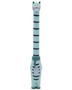 Химикалка с играчка - Зелена зебра