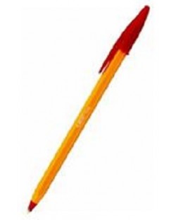Химикалка BIC Cristal Original Fine еднократна, връх 0.8 мм, червена
